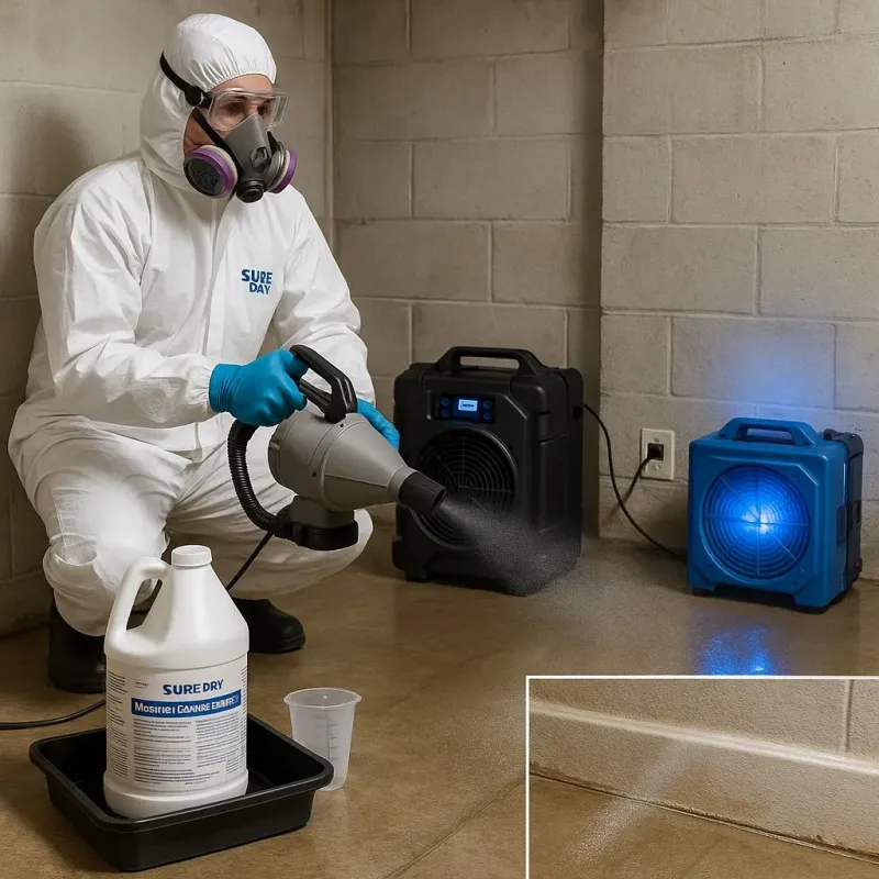 Sanitization and Odor Removal process in East Brainerd, TN