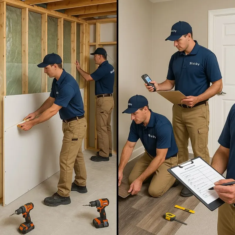 Repairs and Reconstruction process in East Brainerd, TN