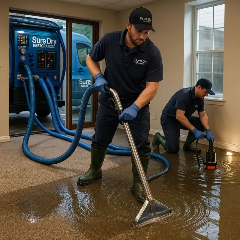 Water Extraction and Removal process in East Brainerd, TN